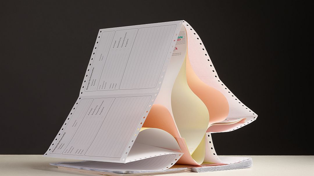 bedruckte Trägerbandsätze / Endlosformulare